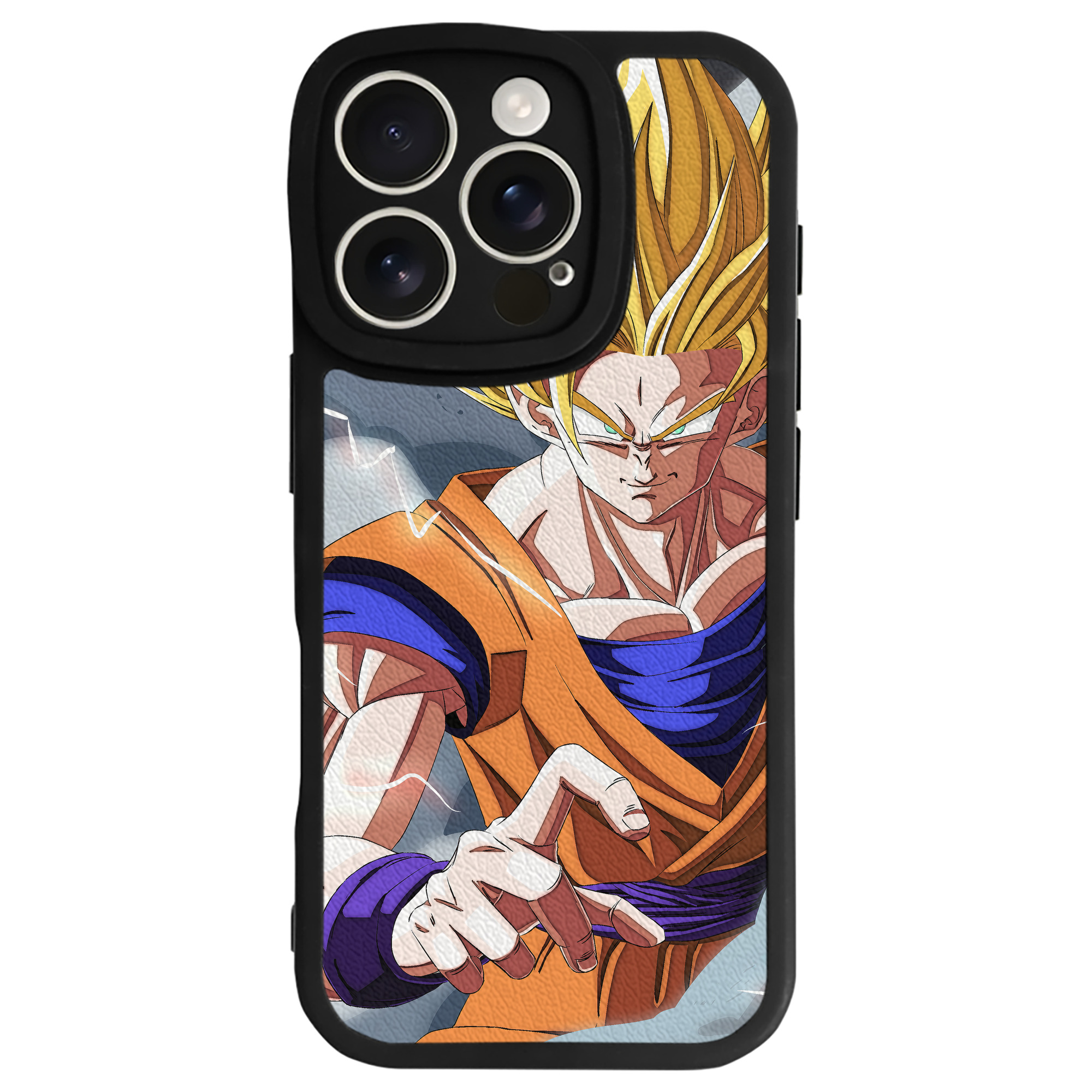 （画像用） ドラゴンボール DRAGON BALL 【iPhone 16シリーズ対応】シリコンスマホケース（レザー調） 材質：シリコン